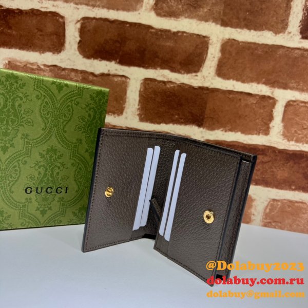 Quality Replicas 1:1 Gucci 523155 GG Supreme Ophidia Card Case Wallet