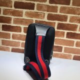 Replica AAA+ Gucci Messengers GG Black belt Purses 478325 GG Supreme