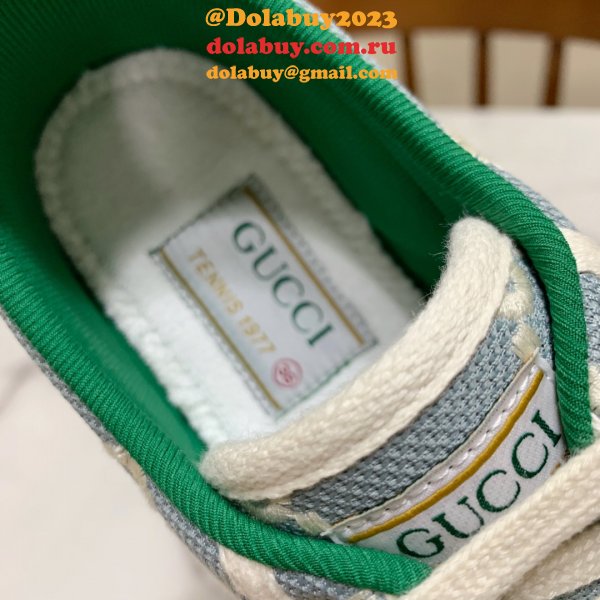 Duplicate Men/Women Best 1977 Gucci Replica High Quality Canvas Shoes