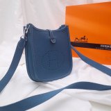 Cheap High Quality Replica Hermes Evelyne For Blue Sale