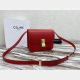 Celine Replicas Teen Classic Box Red Bag