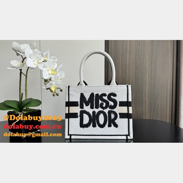 Top Quality Miss Dior Inspired Allover Book Tote