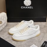 1:1 Mirror chane women Calf leather sneaker