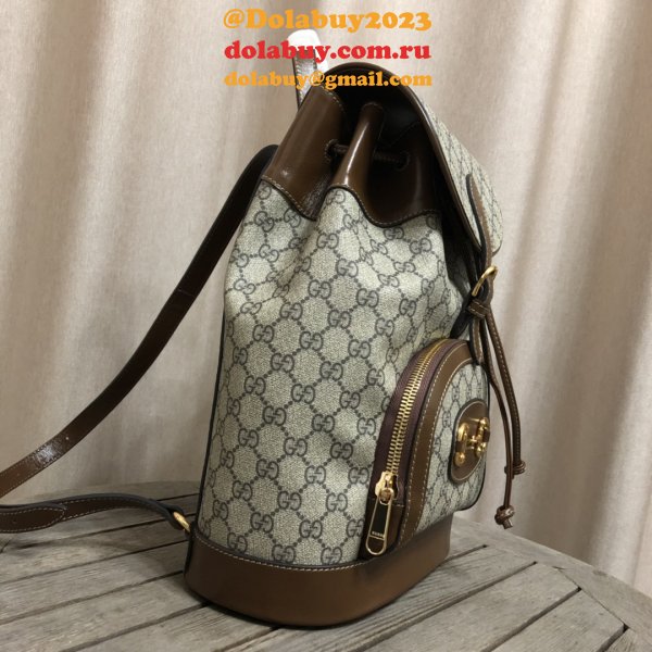 Designer Gucci Replica Horsebit 1955 backpack Beige 620849 Bag