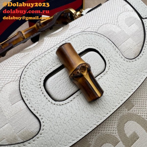 Replica Gucci 7 Star 675797 Top Handle Bamboo 1947 small bag