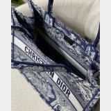 Dior High Quality Book Tote Replica Dior 41.5/36CM Oblique Embroidery