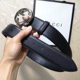 Gucci Belt With Double G Buckle 38mm-5 UK Black