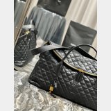 Ysl Replica Es Giant Travel 736009 Black Quited AAA+ Bag