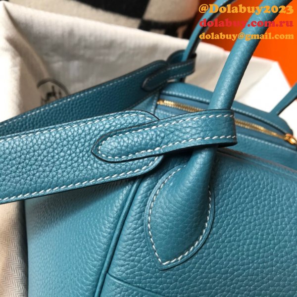 Hermes Replica Blue Lindy 26cm Bags Sale Outlet Online