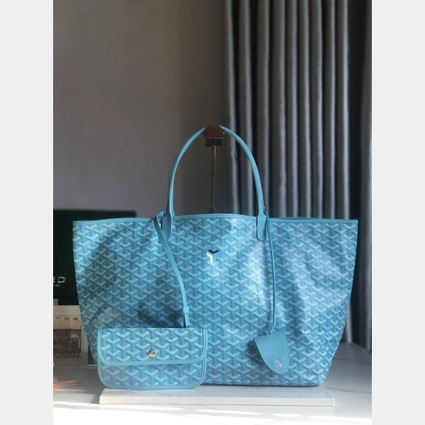 Luxury Goyard Saint Louis 020184/020144 PM/GM Blue Replica Bag