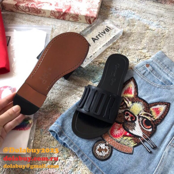 Wholesale Luxury DIOR FALT SLIPPER Top Quality