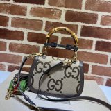 Buy Gucci Knockoffs Small 675797 jumbo GG bag with bamboo