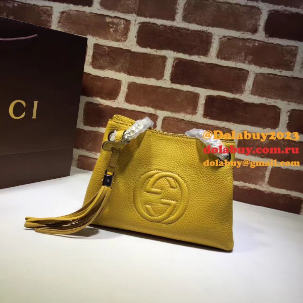 Top Quality Gucci Soho Leather Chain Strap Shoulder 387043 Bag