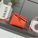 Mini Cheap Loewe Puzzle Bag In Classic Calfskin 18cm