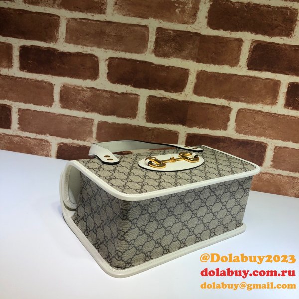 High Quality Replica Gucci 627323 Horsebit 1955 Small Top Handle Bag