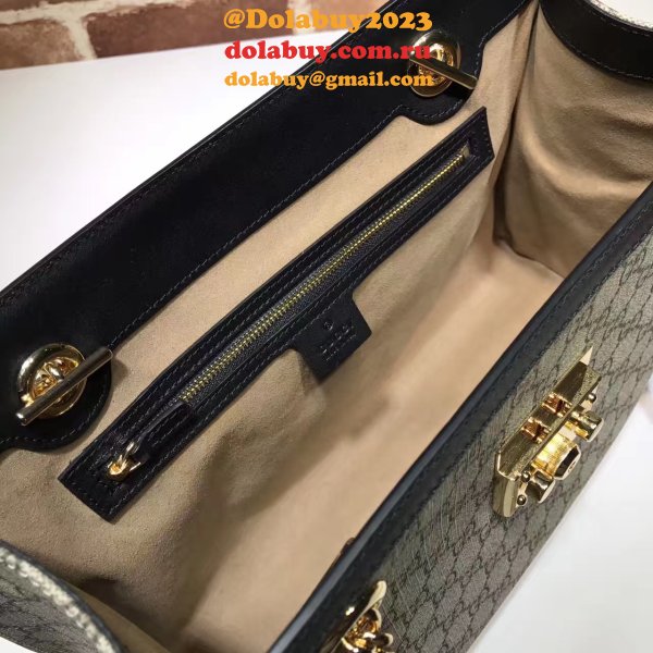 Replicas Gucci Padlock medium GG shoulder bag ‎479197