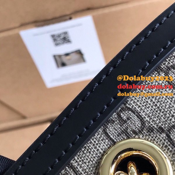 Replicas Gucci Padlock medium GG shoulder bag ‎479197 black