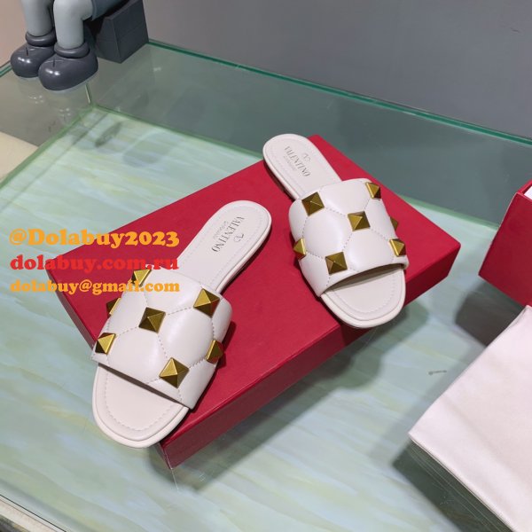 Top Quality Replica Factory Valentino Rivet slippers