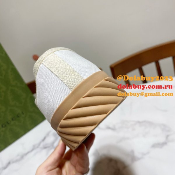 Gucci Shoes Replica Double G Canvas 1:1 Mirror High-Quality