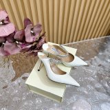 High Quality Jimmy Choo High Heel Mules 6.5/8.5/10CM