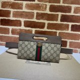 Gucci Replica Ophidia Ebony GG Supreme Belt 704196 Bag Store