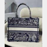 Dior High Quality Book Tote Replica Dior 41.5/36CM Oblique Embroidery