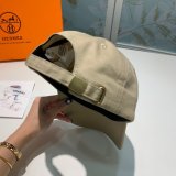 Hermes High Quality Canvas fabric Peaked cap