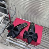 Toe Sandals Best Valentino Replica Slippers Loafer Bow Shoes