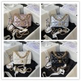 Luxury CC MINI AS4385 pearl chain BAG 2024