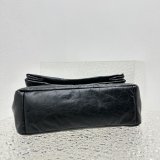 Top Quality Best Balenciaga Le Monaco Wax Leather Chain Bag