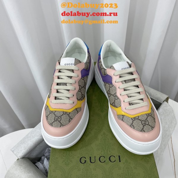 Buy Cheap Designer Replica GG Couple Platform Gucci Shoes