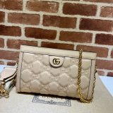 1:1 Replica Gucci 702200 GG Matelassé Leather Shoulder Bag designer bags