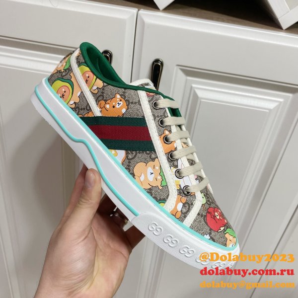 Buy Inspired Replica Gucci Canvas Designer Shoes