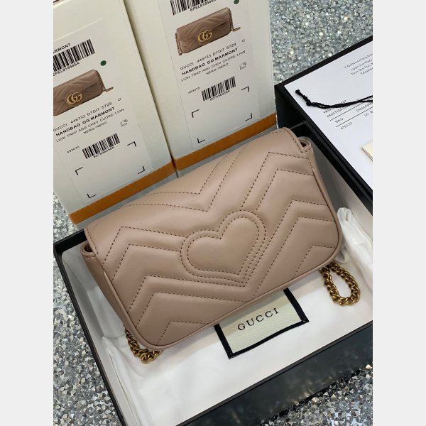 Gucci Wholesale GG Marmont Mini chain shoulder 476433 bag