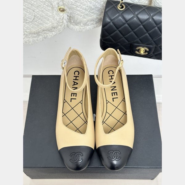 High-Quality Classic Replica Double C Mary Jane Shoes