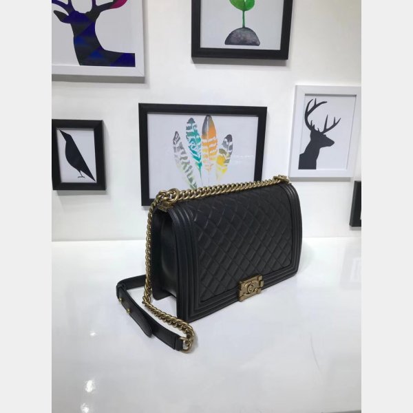 Fake CC Le Boy Cheap Mall High Quality Bags Lambskin 28cm