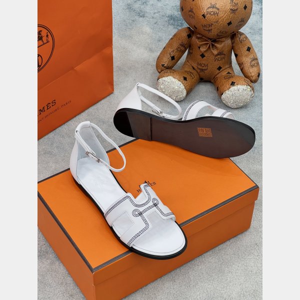 UK Both Wholesale 1:1 Mirror Sandals Retail Hermes Replica Shoes