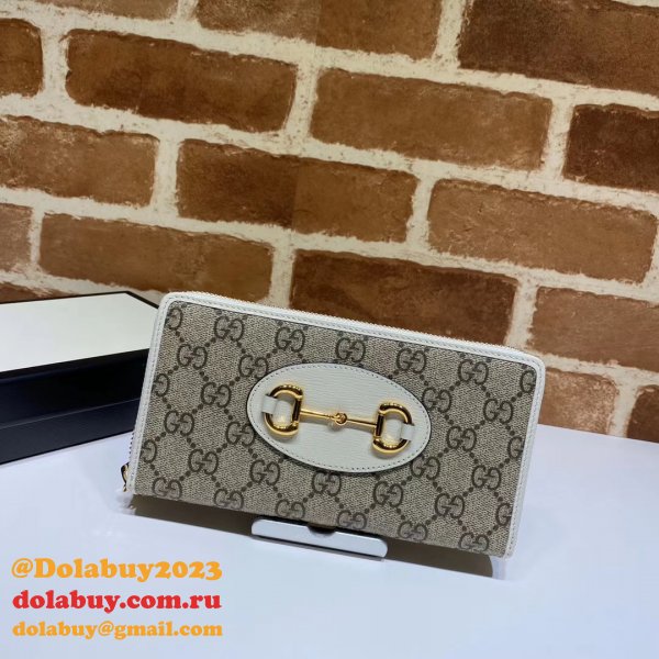 Best Gucci Replica 621889  1955 Horsebit zip around wallet