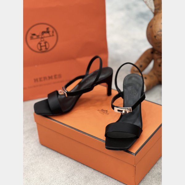 Perfect Summer Hermes Oran Sandals Slippers Heel Replica Shoes