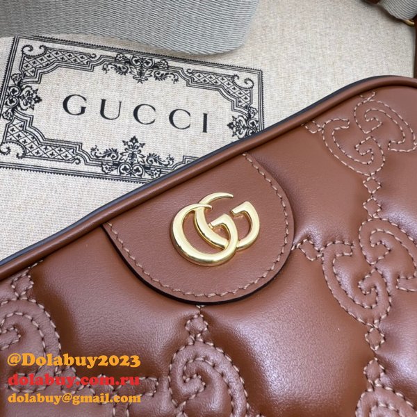 Fake Gucci Designer GG matelassé leather shoulder 702234 Bags