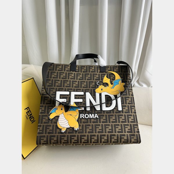 High Quality FENDI 8095 big tote bag