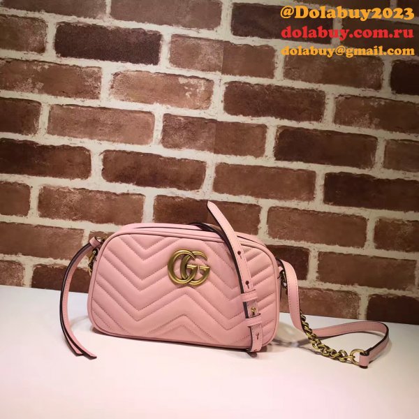 Luxury Gucci Fake 447632 Gg Marmont Crossbody Bags for Women