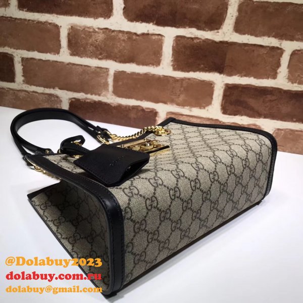 UK Gucci Replica GG Supreme Padlock Small Shoulder 498156 Bag