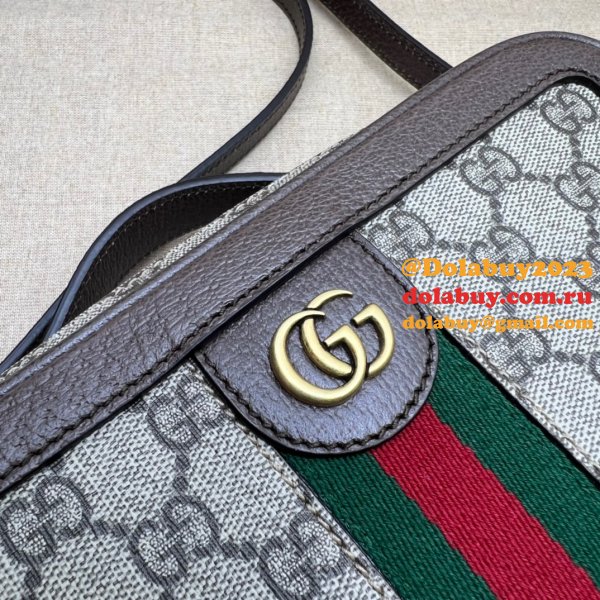 1:1 Mirror Gucci Replicas Ophidia 739392 Shoulder With-Web Bag