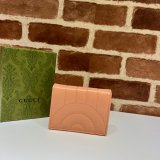 Gucci AAA+ 466492 Leather GG Marmont Card Case Knockoff Wallet