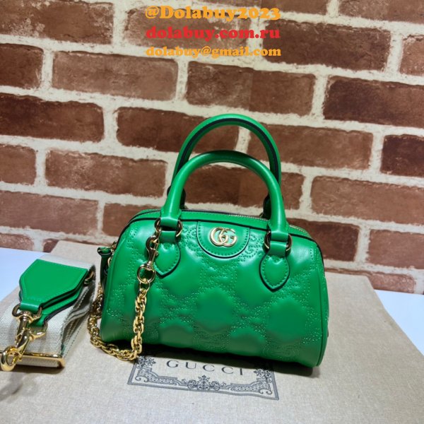 Gucci Best Perfect GG matelassé leather top handle 702251 Replica bag