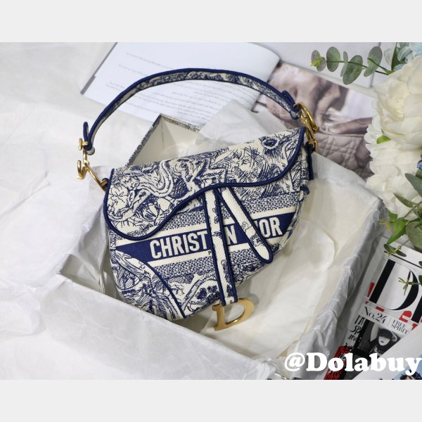 Leather Designer Replica Dior Saddle Bags