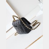 Replica Designer AS5032 Black Top Handle Inspired Mini Flap Bag