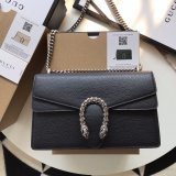 Wholesale Replica Gucci 400249 Dionysus GG Supreme Shoulder Black Bag