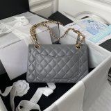 High Quality Replica Lambskin Classic Flap CF 23cm Bag